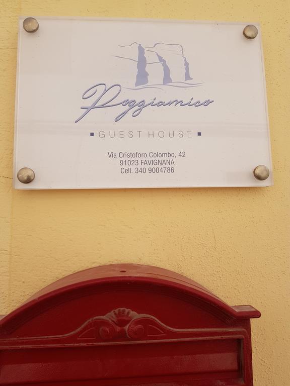 Poggiamico Guest House Фавиньяна Экстерьер фото